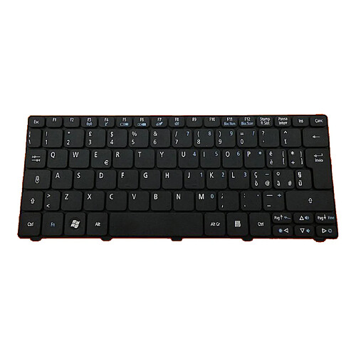 Clavier d\'ordinateur portable sans fil noirs