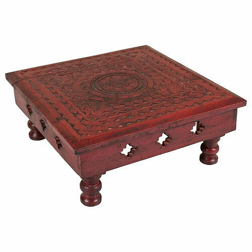 Table Basse Alexandra House Living Rouge 33 x 14 x 33 cm