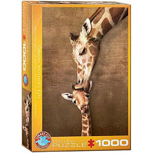 Eurographics giraffe Mothers Kiss Puzzle, 1000 piAces