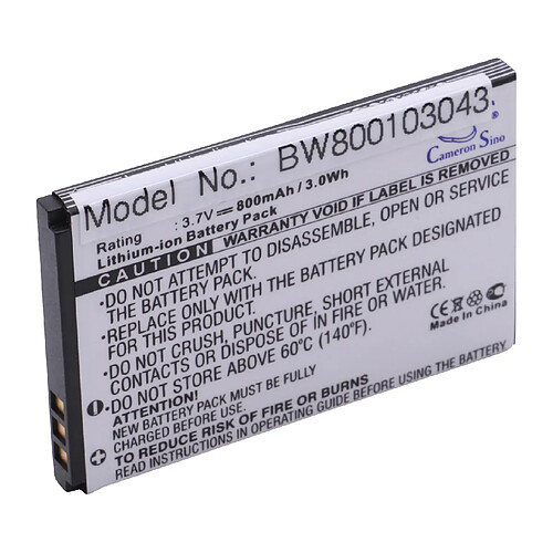 Vhbw batterie LI-ION 800mAh pour ELSON Mobistel EL600, EL600 Dual remplace BTY26172, BTY26172Mobistel/STD