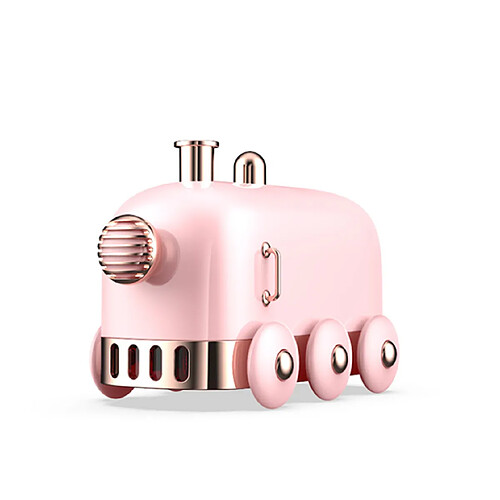 YP Select Mignon Home Office Petit Train Humidificateur Rétro Littéraire Vent Petit Silencieux Brouillard Humidificateur-rose