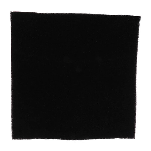 filtre biochimique filtration d'étang aqua fish tank éponge noir - 50x50x4cm