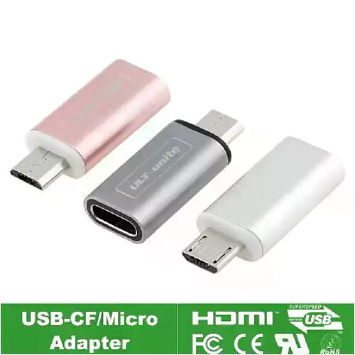 DCU TECNOLOGIC ADAPTER TYPE C TO MICRO USB