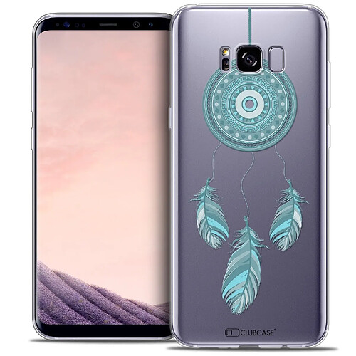 Caseink Coque Housse Etui Samsung Galaxy S8 (G950) [Crystal Gel HD Collection Dreamy Design Attrape Rêves Blue - Souple - Ultra Fin - Imprimé en France]