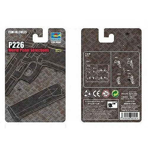 Trumpeter Accessoires militaires : Pistolets et fusils 1/35 : P226 : 12 pièces