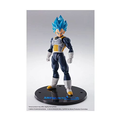 Tamashi Dragon Ball Super - Figurine S.H. Figuarts Vegeta Super Saiyan Blue (15th Anniversary Version) 14 cm