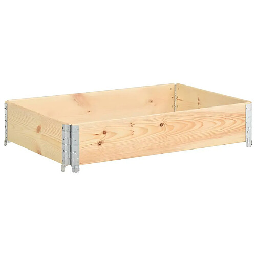 Vente-Unique Jardinière surélevée 50 x 100 cm bois de pin solide 02_0000847