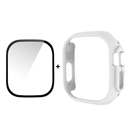 Coque en TPU HAT PRINCE caoutchouté, anti-choc pour votre Apple Watch Ultra 49mm - blanc