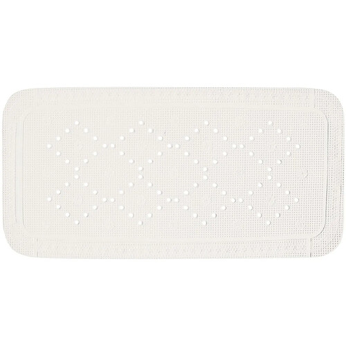 Spirella Tapis Fond de baignoire PVC ALASKA 71x36cm Blanc