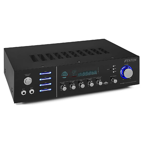 Fenton AV320BT Amplificateur HiFi stéréo 2 canaux - Interface Bluetooth / Port USB / Entrée AUX - 200W RMS