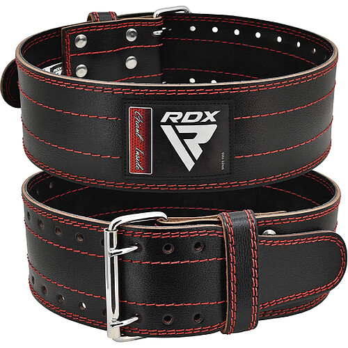 RDX Sports RDX RD1 ? Ceinture De Gymnastique En Cuir L Rouge - RDX - WPB-RD1R-L