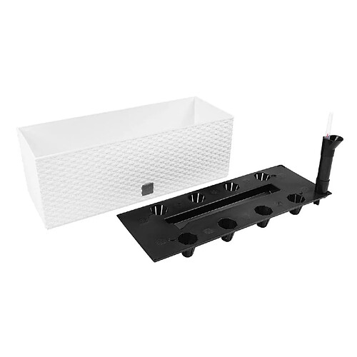 Pot de fleur système d'irrigation Rato Case DRTC500 S449 blanc