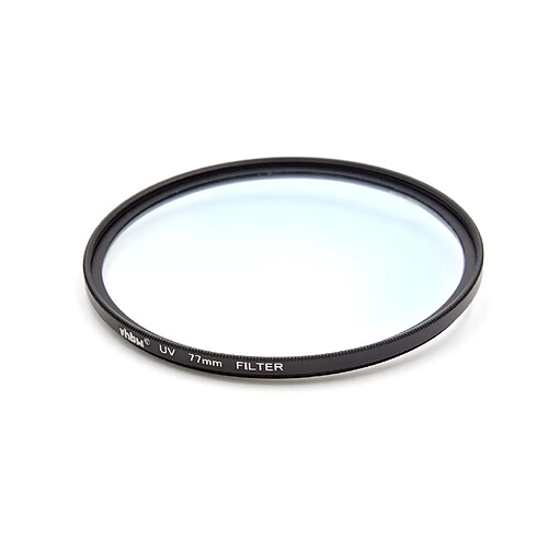 Filtre protection UV universel vhbw 77mm pour Canon Casio Pentax Olympus Panasonic Sony Nikon Ricoh Sigma Tamron Samsung Fujifilm Agfa Minolta Kodak