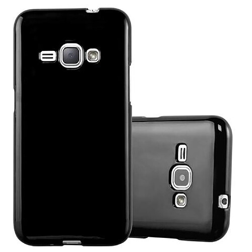 Cadorabo Coque Samsung Galaxy J1 2015 Etui en Noir