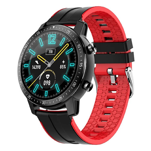 Universal Smartwatch Hommes Femmes IP68 Imperméable Fitness Tracker Personnalisé Composition Téléphone Alerte Fréquence Cardiaque Bluetooth 5.0 Smartwatch | Smartwatches (Rouge)