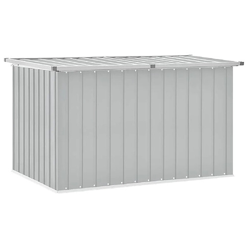 vidaXL Boîte de rangement de jardin Gris 149x99x93 cm