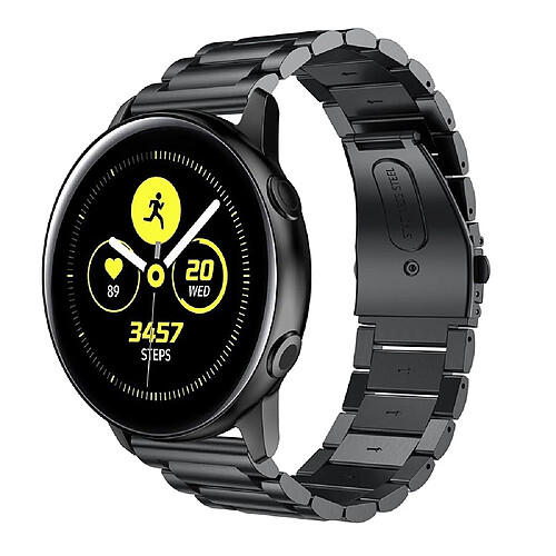 Bracelet en TPU noir pour votre Samsung Galaxy Watch Active SM-R500