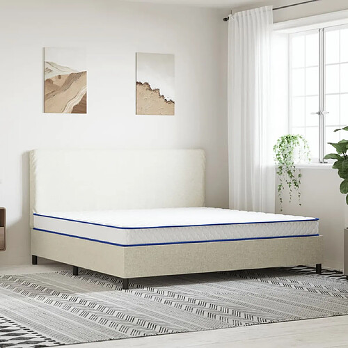 vidaXL Matelas en mousse à mémoire de forme 200 x 180 x 17 cm