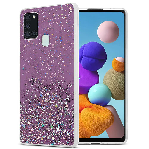 Cadorabo Etui Samsung Galaxy A21s en Violet Coque