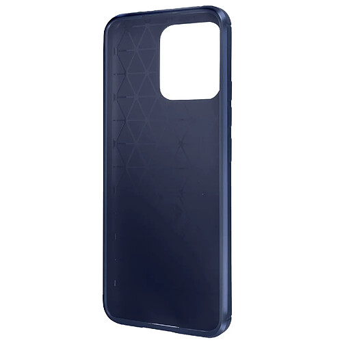 Avizar Coque pour Xiaomi 13 Renforcée Souple Effet Carbone Brossé Bleu Nuit