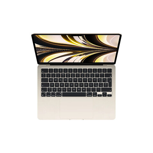 Apple MacBook Air MacBookAir M2 Ordinateur portable 34,5 cm (13.6') Apple M 8 Go 256 Go SSD Wi-Fi 6 (802.11ax) macOS Monterey Beige