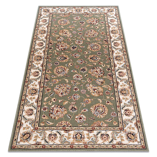 RUGSX Tapis NAIN Ornement, cadre 7338 51088 vert beige 200x300 cm