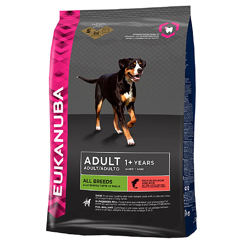 Croquettes au Saumon pour Chien Adulte - Eukanuba - 12Kg