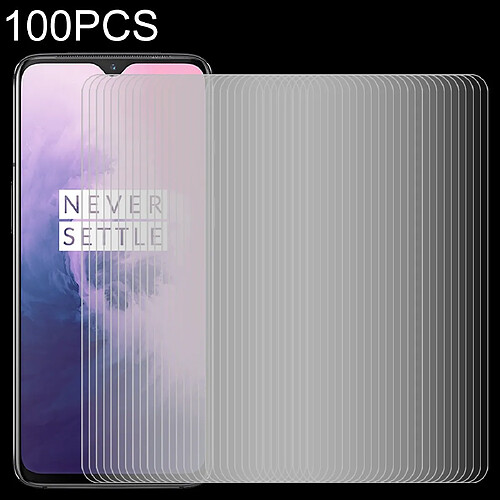 Wewoo Film de verre trempé de 100 PCS 0.26mm 9H 2.5D pour OnePlus 7