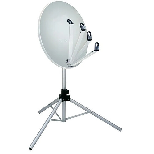 Kit antenne satellite trépied LNB boussole & câble