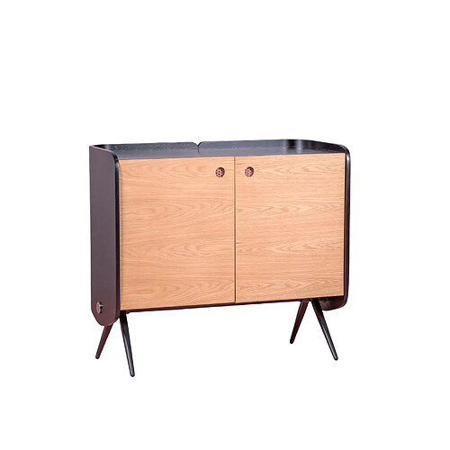 Nest Dream Meuble console en bois de chêne massif - Madison