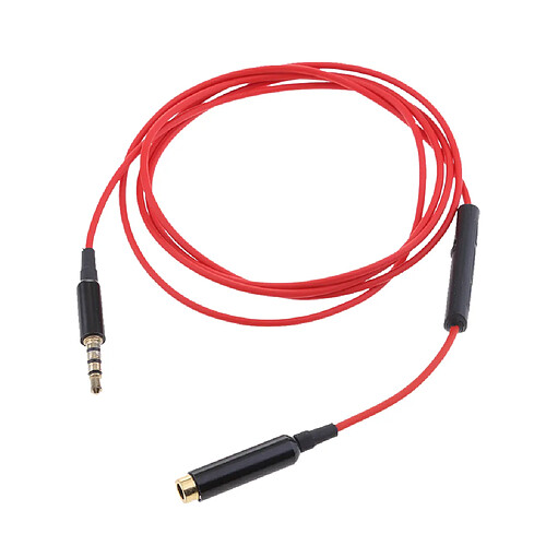 Câble audio stéréo 3,5 mm mâle à 3,5 mm avec télécommande et micro