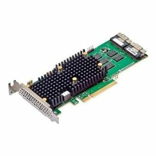 Broadcom 9660-16i carte et adaptateur d'interfaces Interne SAS, SATA, SFF-8654