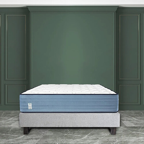 LUXURY LITERIE Matelas BestSeller, 20cm, mousse haute densité, indépendance du couchage, face été/hiver, 140x200cm