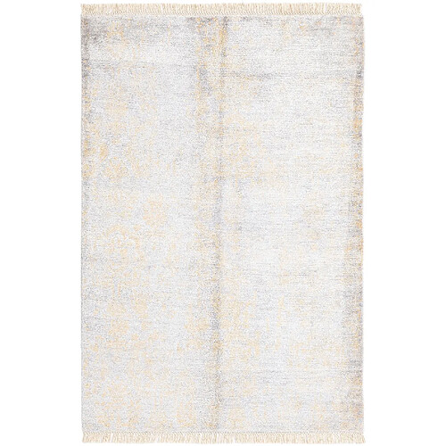 Vidal Tapis de laine 193x130 gris Darya