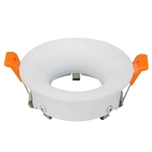 HOROZ ELECTRIC Support spot rond blanc fixe GUI0/MR16 IP20