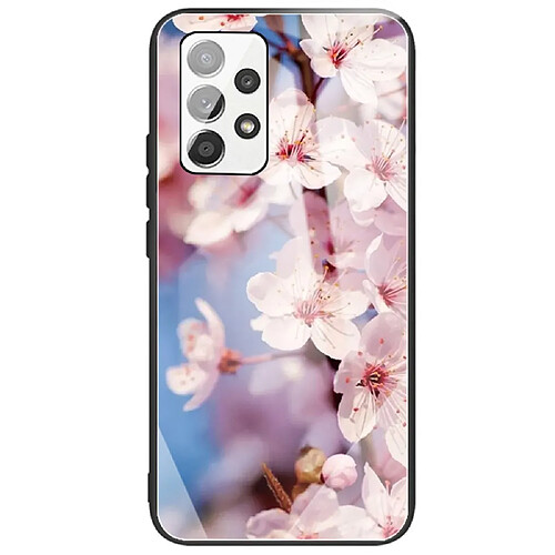 Coque en TPU anti-rayures, antichoc fleur de pêche pour votre Samsung Galaxy A53 5G