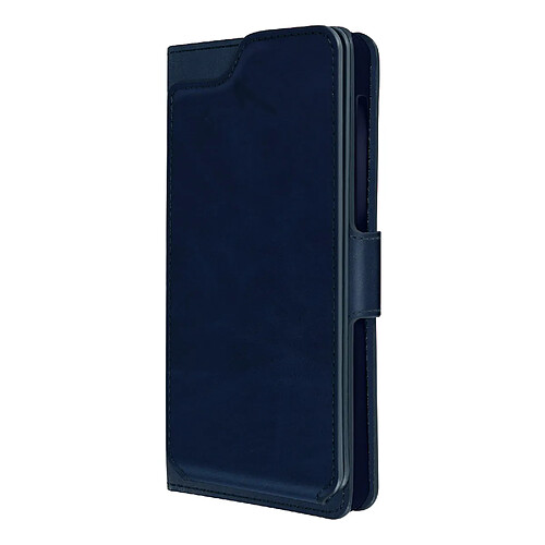 Avizar Etui Smartphone 5,3 à 5,5 Portefeuille Porte Monnaie Porte Carte bleu nuit