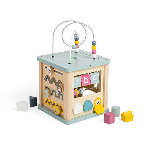 Bigjigs Toys Cube d'activités en bois