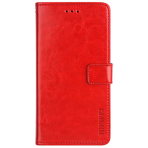 Coque en TPU + PU anti-poussière avec support, rouge pour votre Google Pixel 6 Pro