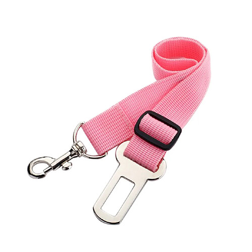 réglable animal chat chien siège auto ceinture sécurité retenue harnais clip rose