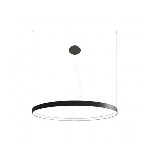 Luminaire Center Plafonnier LED intégré Rio Integrated Acier Noir 1 ampoule 150cm