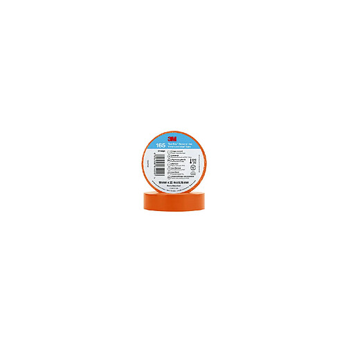 Ledkia Ruban Adhésif Temflex™ 165 PVC 19mm x 20m 3M 7100184800 Orange