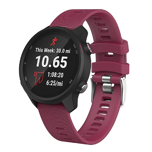 Bracelet en silicone violet pour votre GarminMove Forerunner 245M/645M/Vivoactive 3t