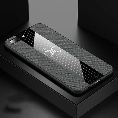 Wewoo Coque Souple Étui de protection en TPU antichoc pour tissu à coudre OPPO R11 XINLI Gris