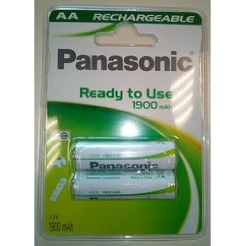 Batterie stilo ricaricabili Panasonic P-6/2BC1900