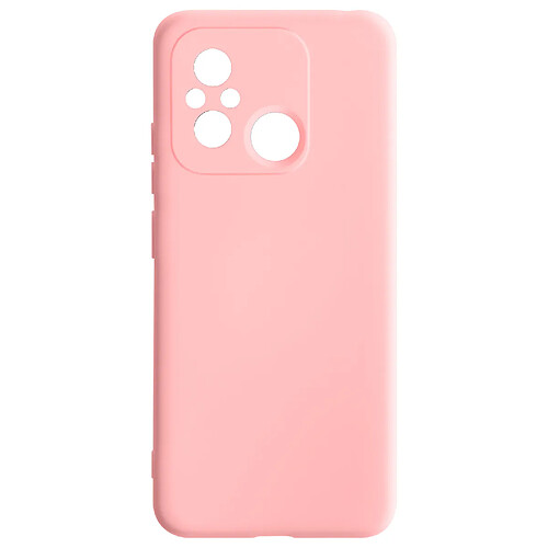 Avizar Coque pour Xiaomi Redmi 12C Semi-rigide Soft-touch Fast Cover Rose