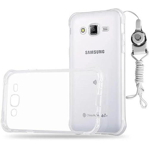 Cadorabo Coque Samsung Galaxy J5 2015 en Transparent Étui