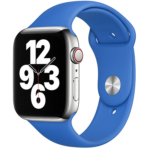 Sport Band pour Apple Watch Series 1-10 / SE / Ultra (2) - 42/44/45/46/49 mm - Capri Blue