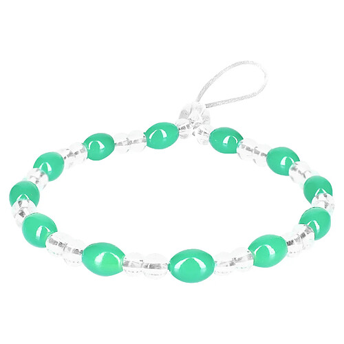 Avizar Bijou Téléphone Bracelet Perles ovales et rondes Collection Cosmopoli Turquoise