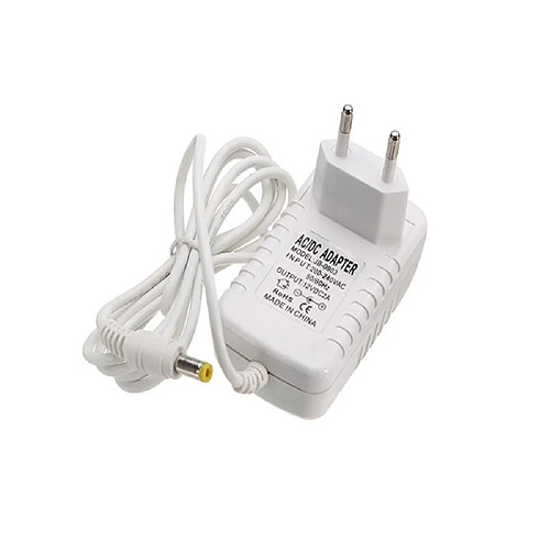 Wewoo Connecteur CC d'adaptateur de courant AC100 -240V / DC12V 2A 5,5 x 2,1 mm pour bande lumineuse à LED UE